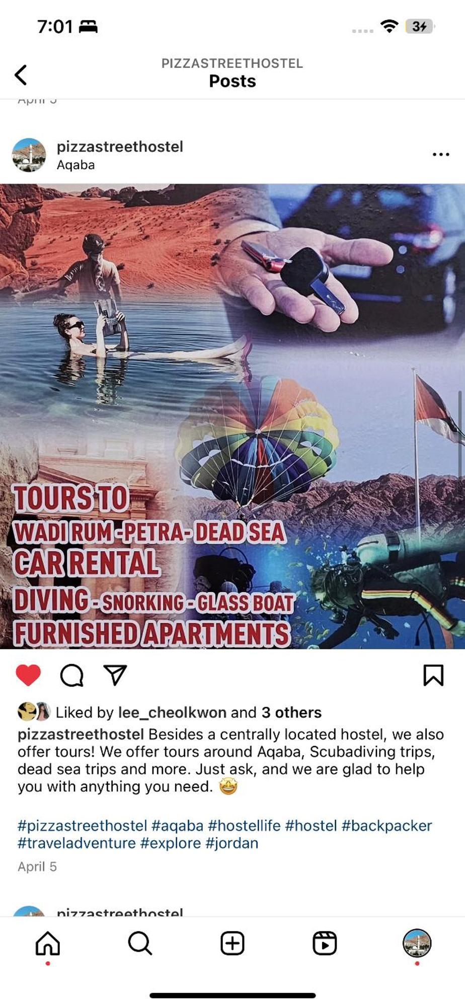 Pizza Street Hostel Акаба Экстерьер фото
